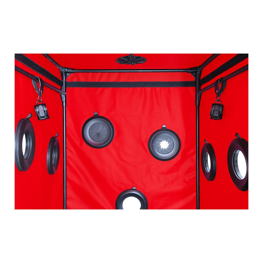 SECRET DOME - KINK CLUB CABIN SCANDALE NERO E ROSSO